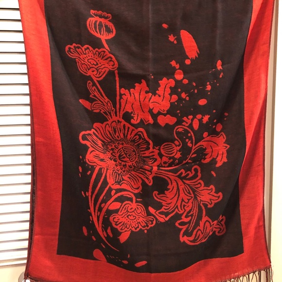 2 x Reversible Cotton Scarves - Picture 6 of 12